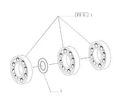 5179157 - Шайба 9,3мм толщ. подшипников муфты М диап. КПП TMT7/MXMPm