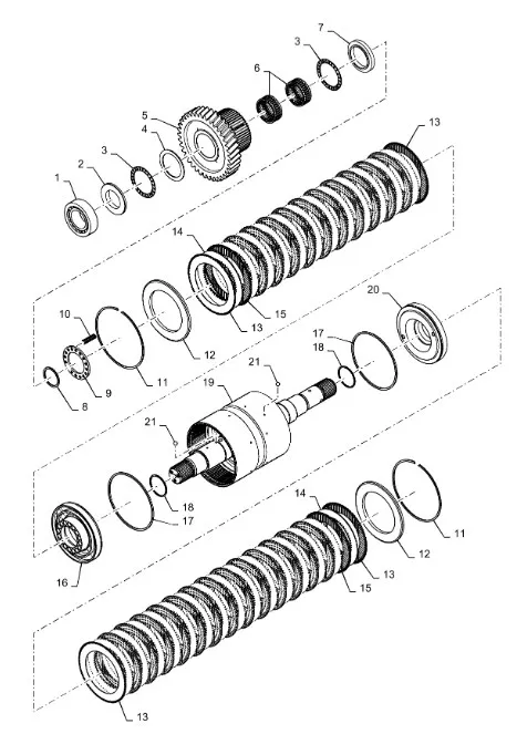 362614A1 - Кольцо дистанционное вала КПП TJ/St.