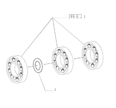5179162 - Шайба 9,425мм толщ. подшипников муфты М диап. КПП TMT7/MXMPm